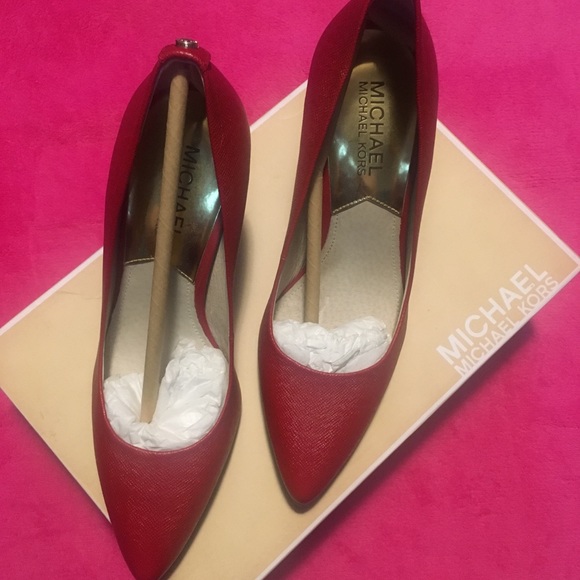Michale kors Red leather heels - Picture 4 of 7